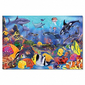 Напольный пазл - Под водой, 48 элементов (Melissa&Doug, 427M_md)